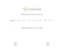 Tablet Screenshot of emilymitchellstudio.com